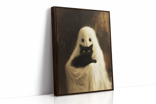 AL0169 - Premium Art Print - Brown Framed Canvas image 1