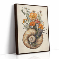AL0170 - Premium Art Print - Brown Framed Canvas image 1