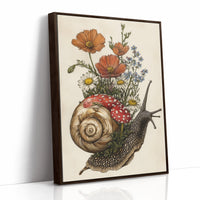 AL0173 - Premium Art Print - Brown Framed Canvas image 1