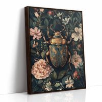 AL0175 - Premium Art Print - Brown Framed Canvas image 1