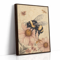 AL0176 - Premium Art Print - Brown Framed Canvas image 1