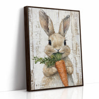 AL0179 - Premium Art Print - Brown Framed Canvas image 1