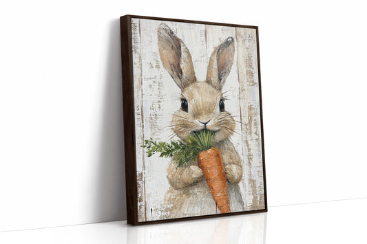 AL0179 - Premium Art Print - Brown Framed Canvas image 1