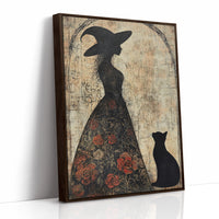 AL0184 - Premium Art Print - Brown Framed Canvas image 1