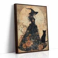 AL0185 - Premium Art Print - Brown Framed Canvas image 1