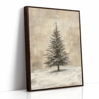 AL0186 - Premium Art Print - Brown Framed Canvas image 1
