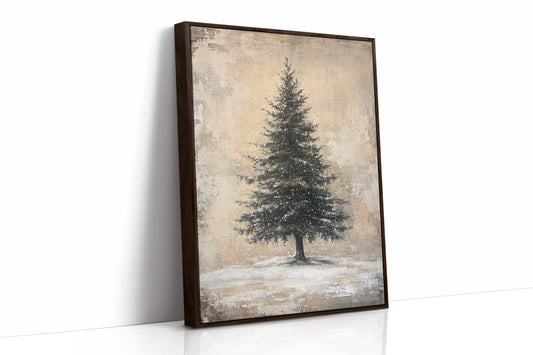 AL0187 - Premium Art Print - Brown Framed Canvas image 1
