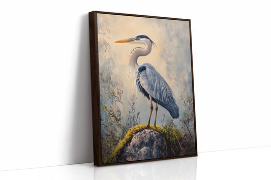 AL0189 - Premium Art Print - Brown Framed Canvas image 1