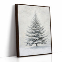 AL0190 - Premium Art Print - Brown Framed Canvas image 1
