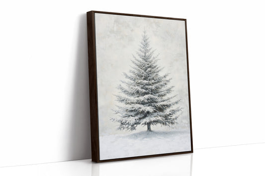 AL0190 - Premium Art Print - Brown Framed Canvas image 1