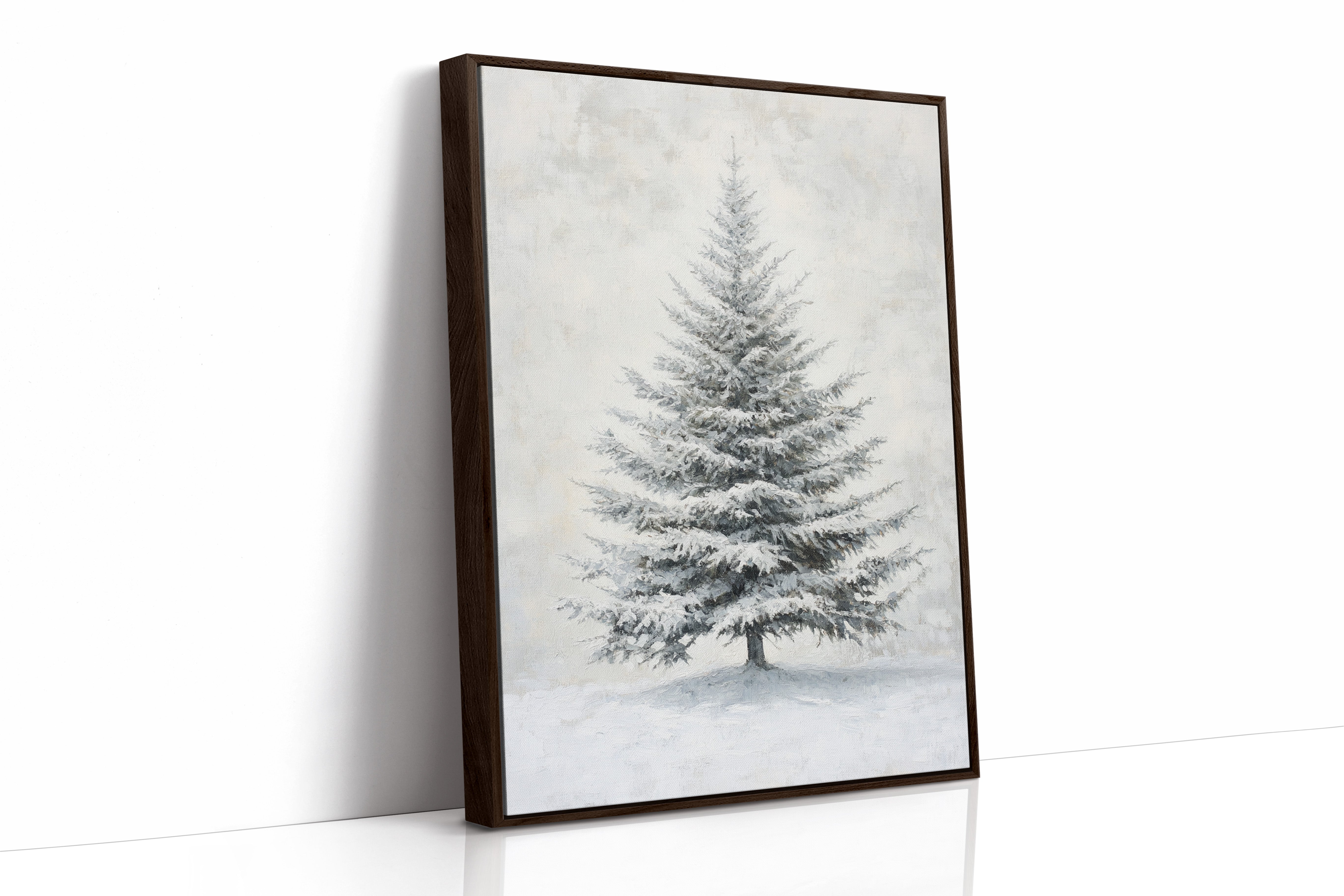 AL0190 - Premium Art Print - Brown Framed Canvas image 1