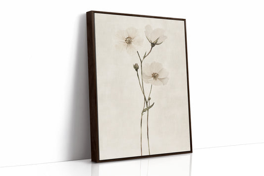 AL0194 - Premium Art Print - Brown Framed Canvas image 1