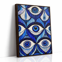 AL0195 - Premium Art Print - Brown Framed Canvas image 1