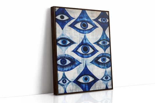 AL0196 - Premium Art Print - Brown Framed Canvas image 1