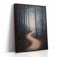 AL0197 - Premium Art Print - Brown Framed Canvas image 1