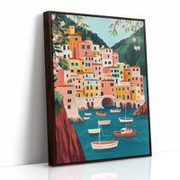 AL0201 - Premium Art Print - Brown Framed Canvas image 1