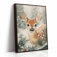 AL0203 - Premium Art Print - Brown Framed Canvas image 1