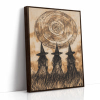 AL0207 - Premium Art Print - Brown Framed Canvas image 1