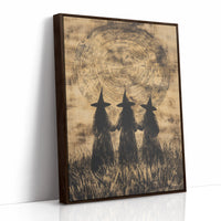 AL0208 - Premium Art Print - Brown Framed Canvas image 1