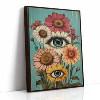 AL0211 - Premium Art Print - Brown Framed Canvas image 1