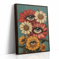 AL0213 - Premium Art Print - Brown Framed Canvas image 1