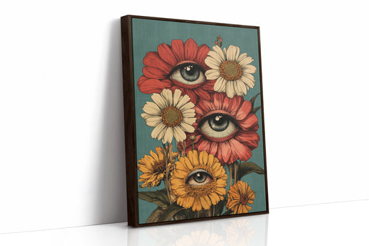 AL0213 - Premium Art Print - Brown Framed Canvas image 1