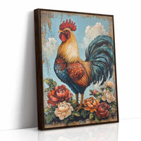 AL0216 - Premium Art Print - Brown Framed Canvas image 1