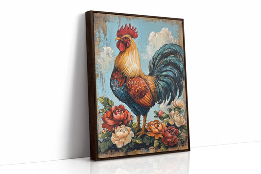 AL0216 - Premium Art Print - Brown Framed Canvas image 1