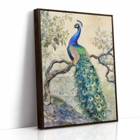 AL0220 - Premium Art Print - Brown Framed Canvas image 1