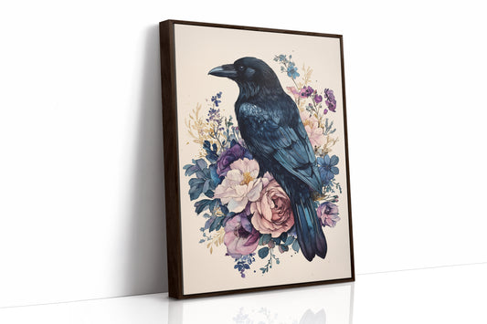 AL0221 - Premium Art Print - Brown Framed Canvas image 1
