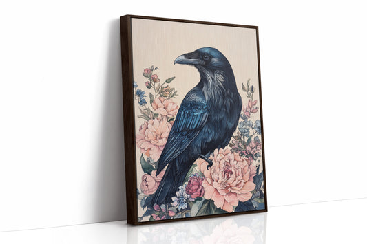 AL0223 - Premium Art Print - Brown Framed Canvas image 1