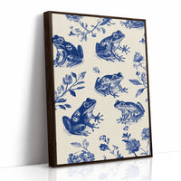 AL0225 - Premium Art Print - Brown Framed Canvas image 1