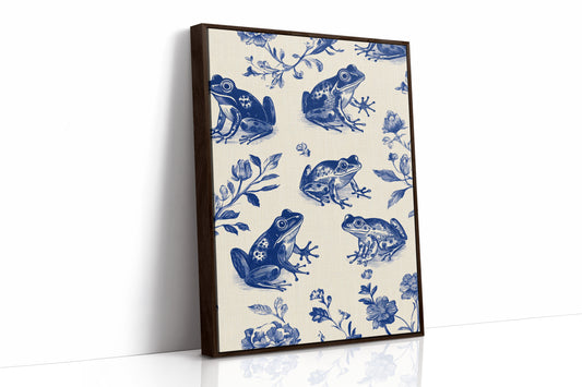 AL0225 - Premium Art Print - Brown Framed Canvas image 1