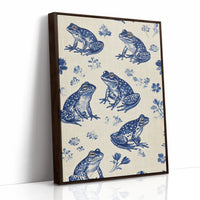 AL0226 - Premium Art Print - Brown Framed Canvas image 1