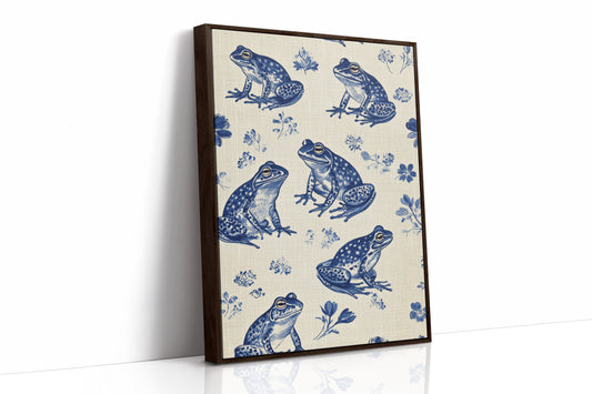 AL0226 - Premium Art Print - Brown Framed Canvas image 1
