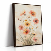 AL0233 - Premium Art Print - Brown Framed Canvas image 1