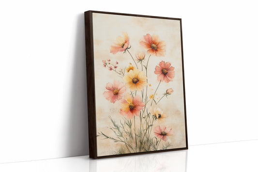 AL0233 - Premium Art Print - Brown Framed Canvas image 1
