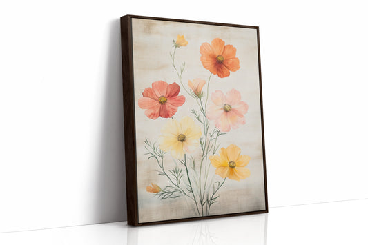 AL0234 - Premium Art Print - Brown Framed Canvas image 1