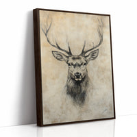AL0235 - Premium Art Print - Brown Framed Canvas image 1