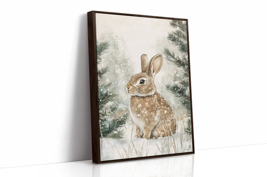 AL0237 - Premium Art Print - Brown Framed Canvas image 1