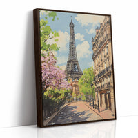 AL0241 - Premium Art Print - Brown Framed Canvas image 1