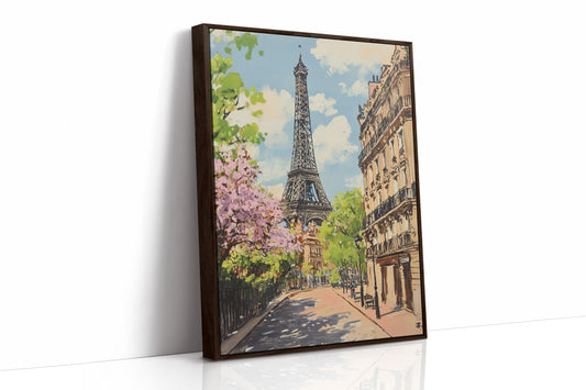 AL0241 - Premium Art Print - Brown Framed Canvas image 1