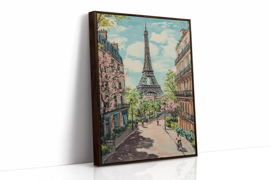 AL0242 - Premium Art Print - Brown Framed Canvas image 1