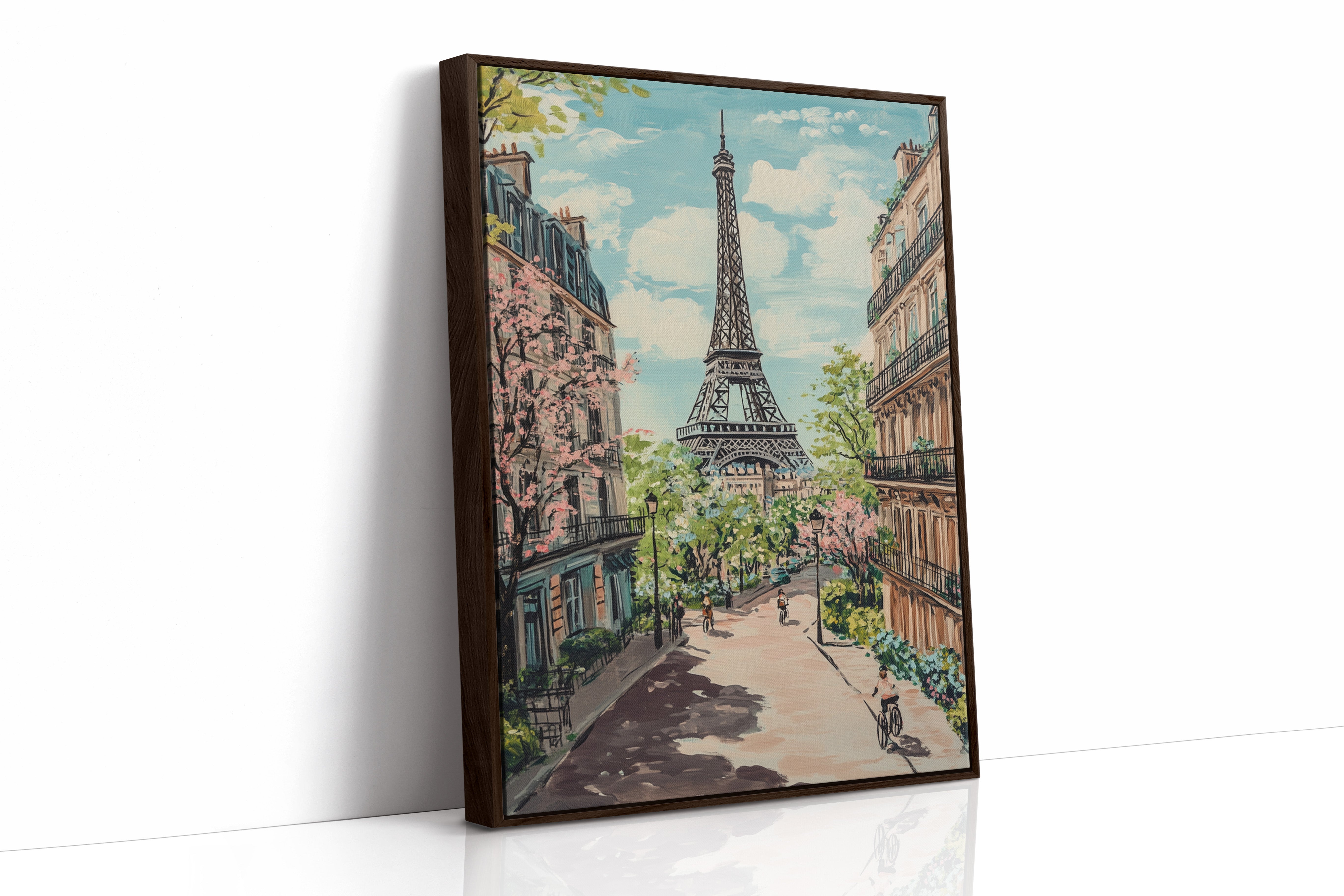 AL0242 - Premium Art Print - Brown Framed Canvas image 1