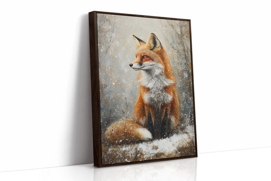 AL0243 - Premium Art Print - Brown Framed Canvas image 1