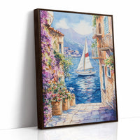 AL0245 - Premium Art Print - Brown Framed Canvas image 1