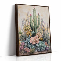 AL0246 - Premium Art Print - Brown Framed Canvas image 1