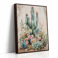 AL0248 - Premium Art Print - Brown Framed Canvas image 1