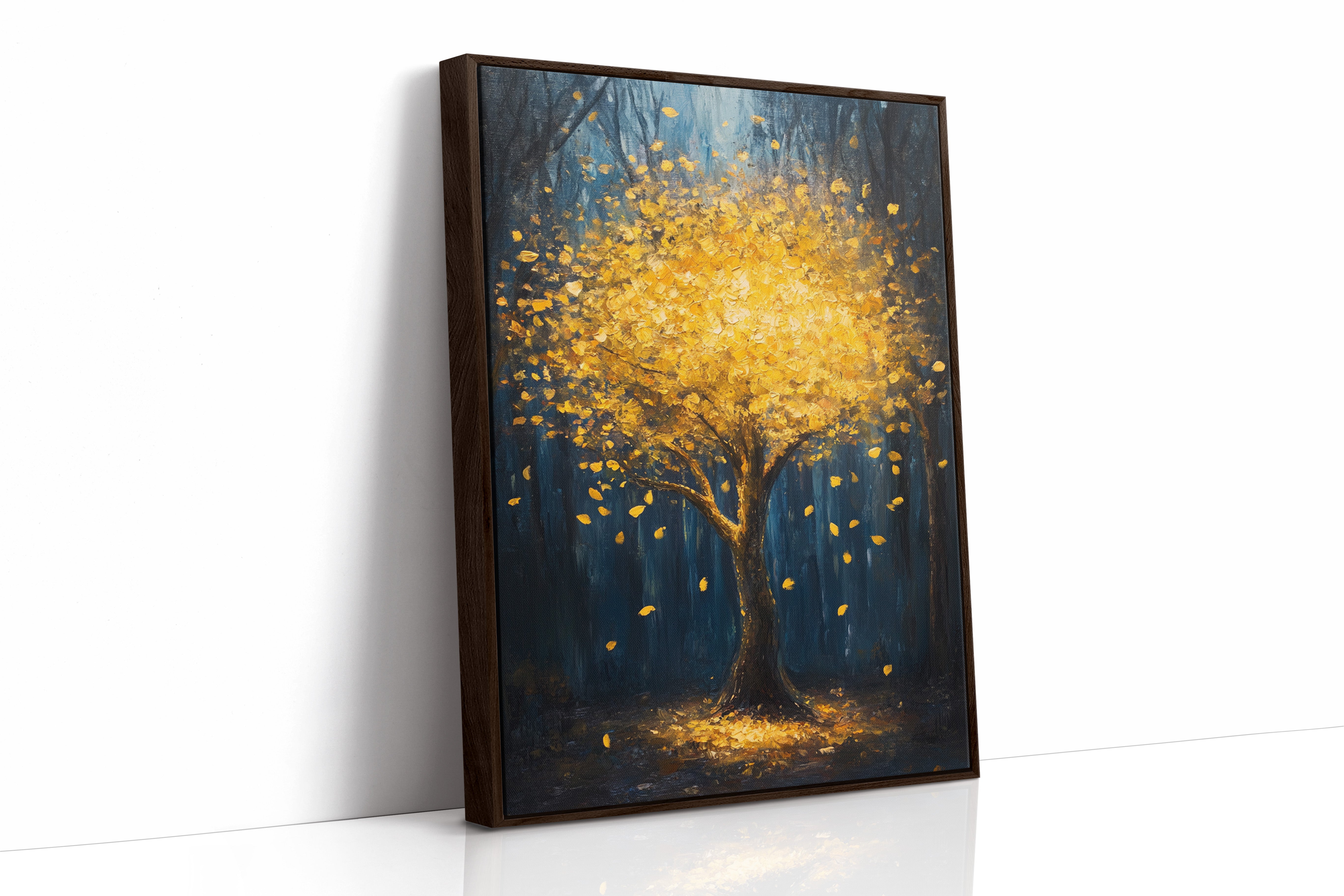 AL0250 - Premium Art Print - Brown Framed Canvas image 1