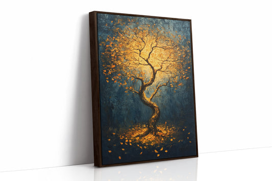 AL0251 - Premium Art Print - Brown Framed Canvas image 1